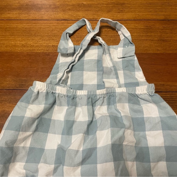 Sweet Caroline Blue & White Gingham Cotton Bubble Romper Size 12 Months - Picture 5 of 6